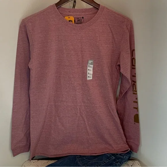 *NWT* Carhartt Long Sleeve Logo Tee Shirt - Picture 2 of 10